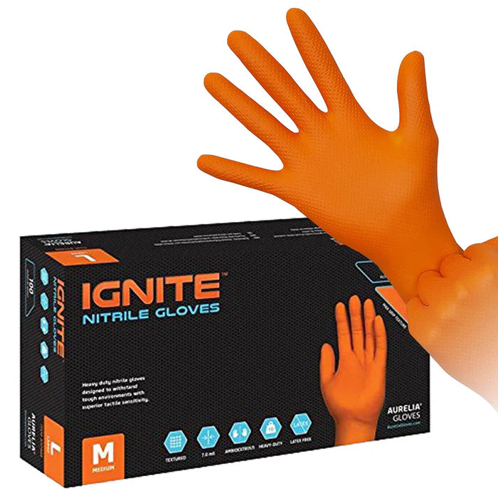 ORANGE Aurelia Ignite Finite Gloves 100's