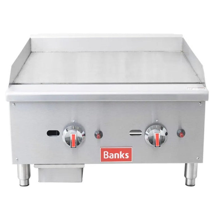 Banks GGC600L Gas Griddle Chrome 600 LPG