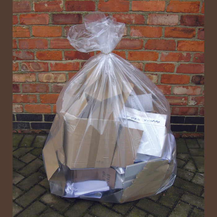 Clear Refuse Sacks 26x44 200g 200's (18286)
