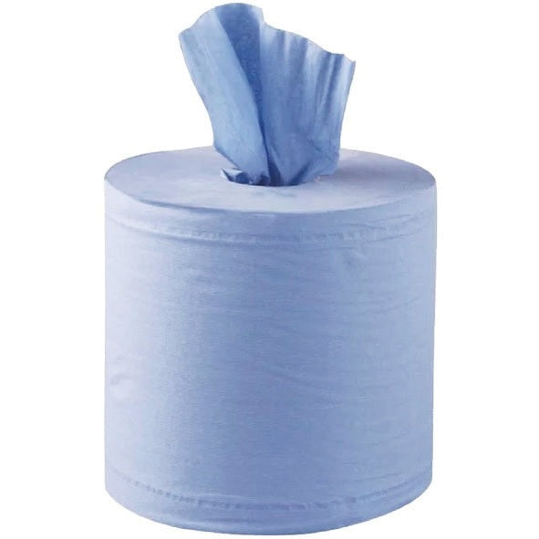 BLUE Centre Pull Rolls 2ply 157 6's
