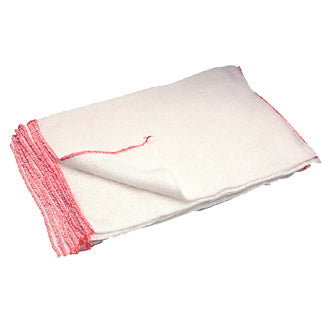 Dish Cloths Large 10's - RED STITCHING 408.18.10