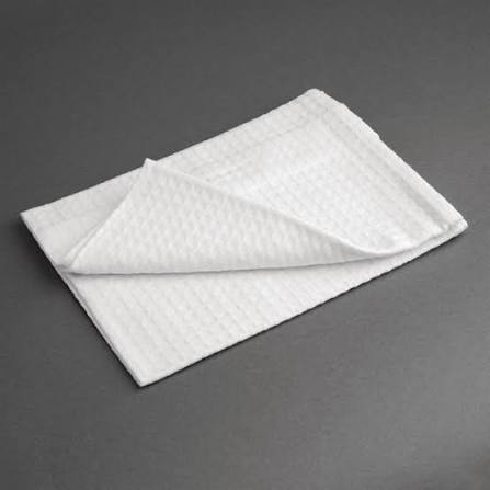 White Honeycomb Weave Tea Towel 10's