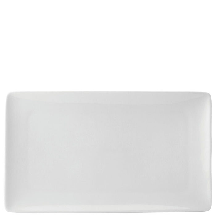 Pure White Rectangular Plate 13.75x8.75'' 6's E10003