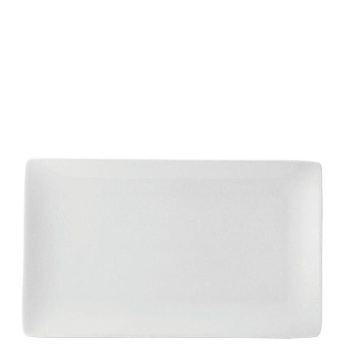 Pure White Rectangular Plate 11x6.25'' 6's E10004