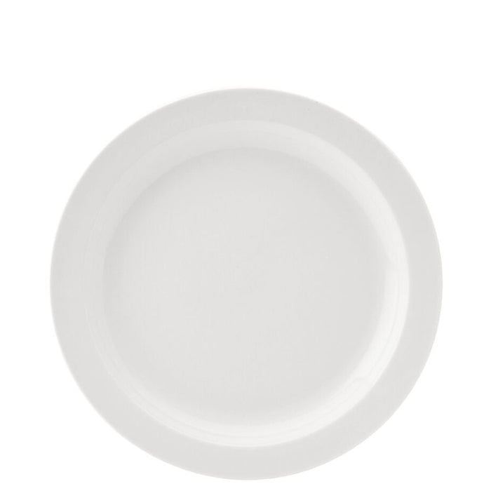 Pure White Narrow Rim Plate 9'' 6's E13023