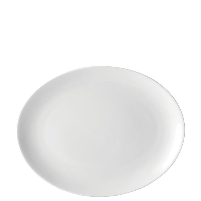 Pure White Oval Plate 10'' 6's E20025