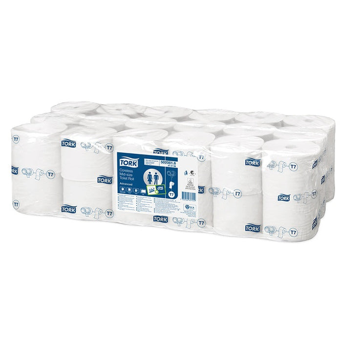 Tork Coreless Midi Size T/R Wht 2ply 900sheet x 36 472199 T7