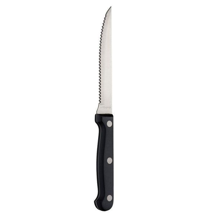 Steak Knives Black Handled 12's F10643