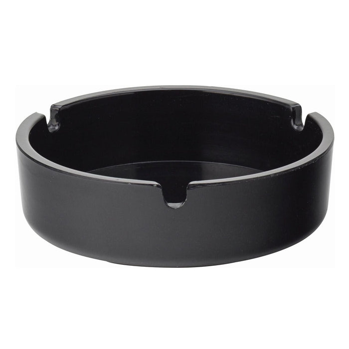 Black 4" Melamine Ashtrays Pk of 10