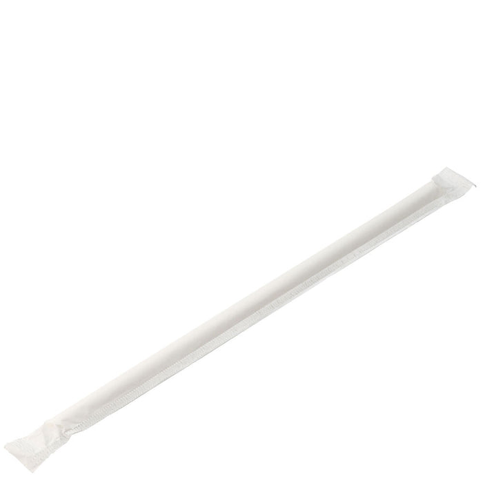 PAPER Straws Wrapped 8" 250's