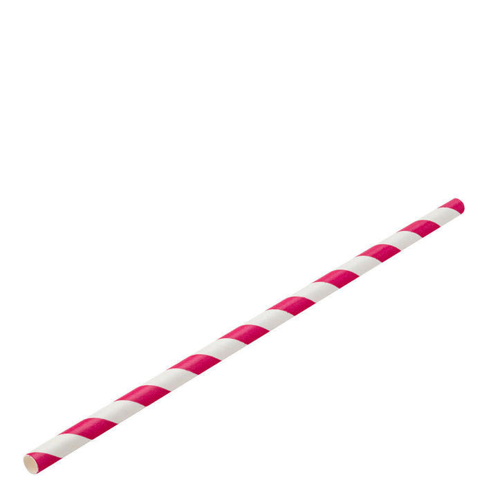 PAPER Straw Red/Green & White / PINK 250's
