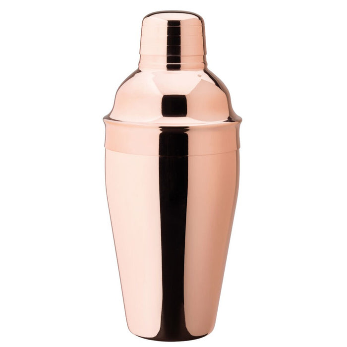 Copper Fontaine Cocktail Shaker 17.5oz 3pc F92078