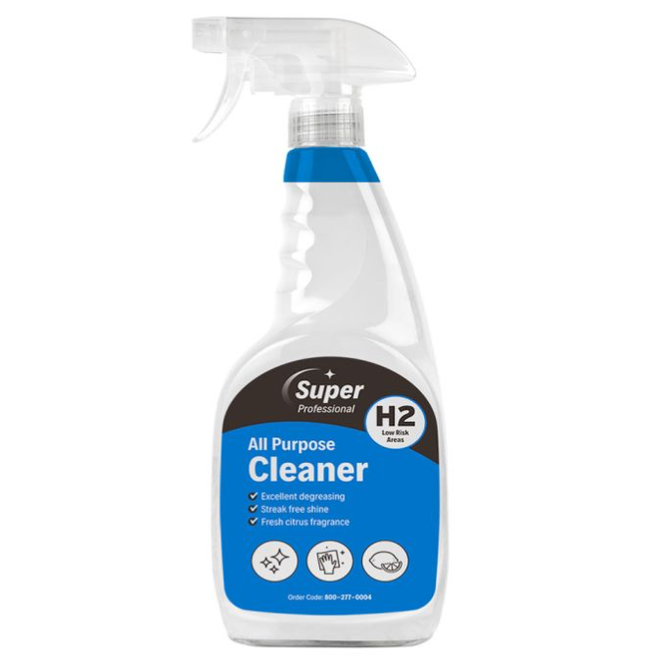 Super Professional All Purpose Cleaner 6x750ml H2