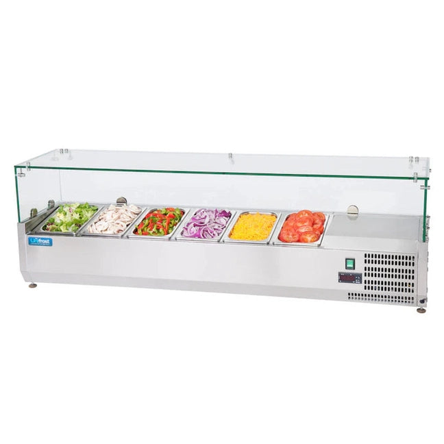 Unifrost CT1800 1800mm Toppings Fridges 8 x 1/4 GN