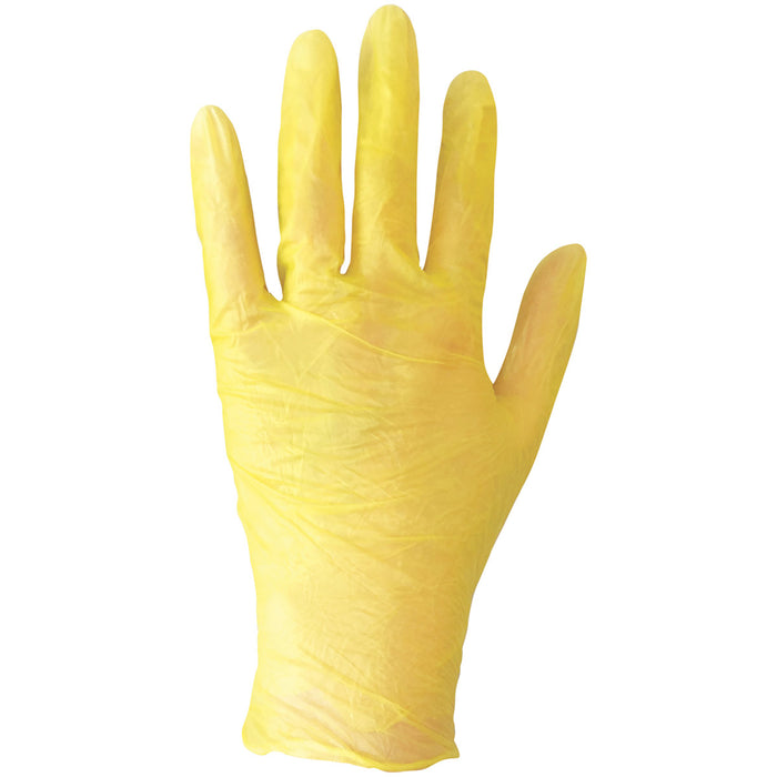 Yellow Vinyl Gloves Matrix 100's