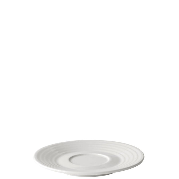 Anton Black Edge Coupe Saucer 5.75" 6's Z04011