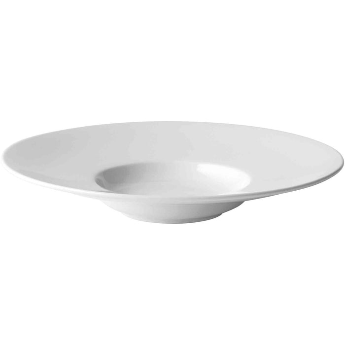 Anton Black Mira Wide Rim Pasta Plate 11" 6's Z06003