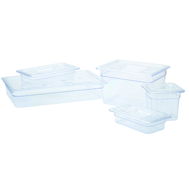 Gastronorm 1/3 Lid Clear Polycarbonate