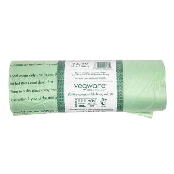 Bio Compostable Pedal Bin Liners 18x18 500's