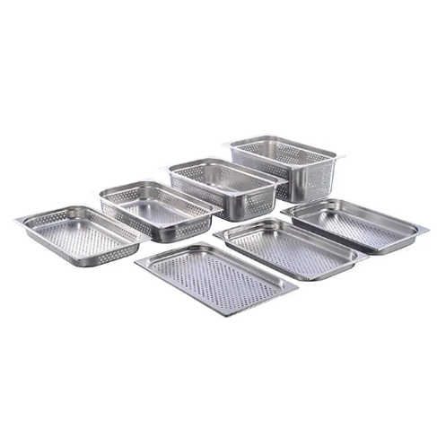 Gastronorm 1/1 Perforated 65mm S/Steel