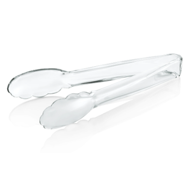 Clear Polycarbonate Tongs 6''