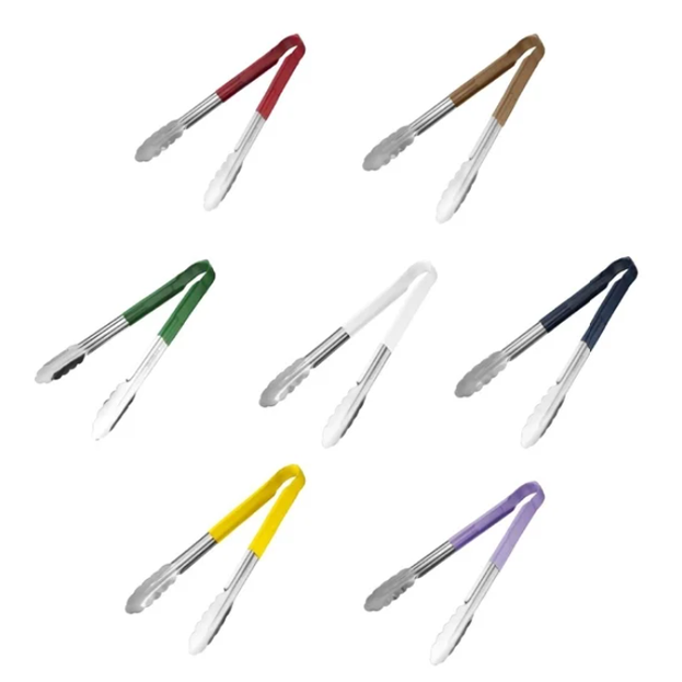 St/St Tongs 16'' Colour Coded Handle