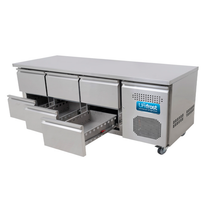 Unifrost CR1800G- 6RD 6 Drawer Counter Fridge